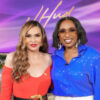 Tina Knowles Sports A Beautiful Amsale Ensemble During ‘The Jennifer Hudson Show’